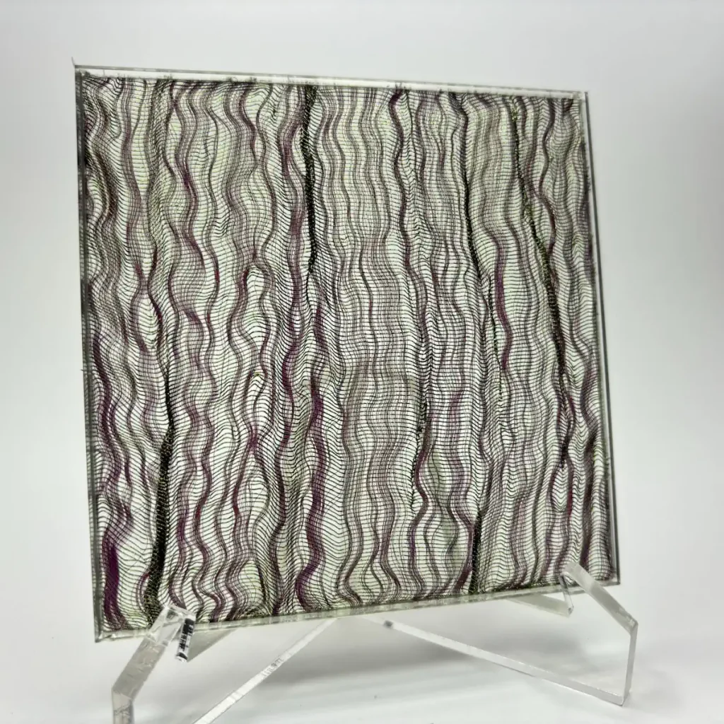 Laminiertes Glas mit Designeinlage 2