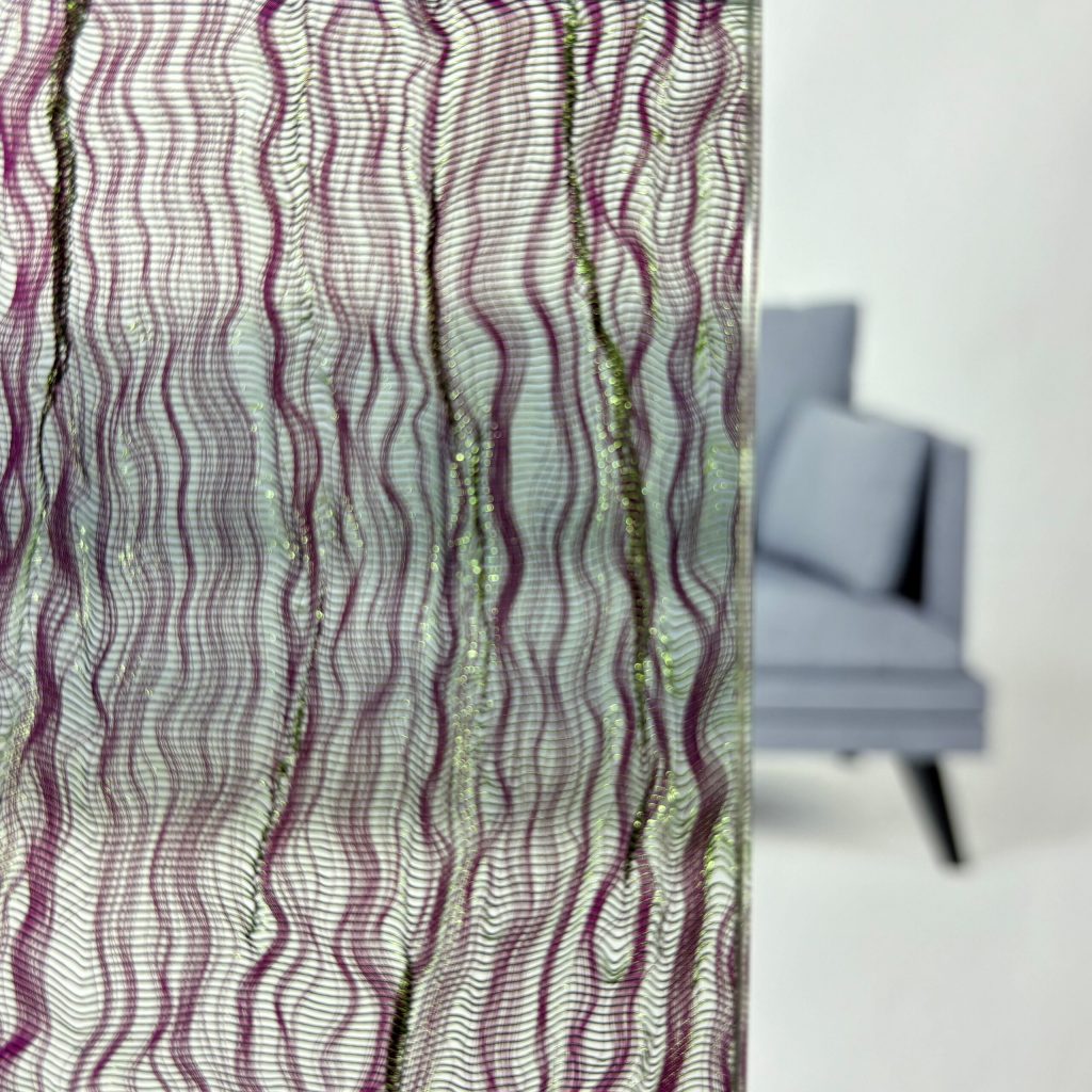 Laminiertes Glas mit Designeinlage 1