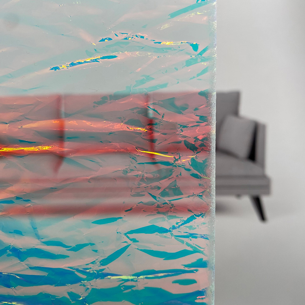 Laminiertes Glas mit Designeinlage 1
