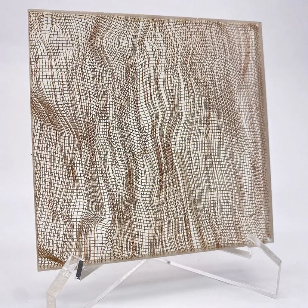 Laminiertes Glas mit Designeinlage 2