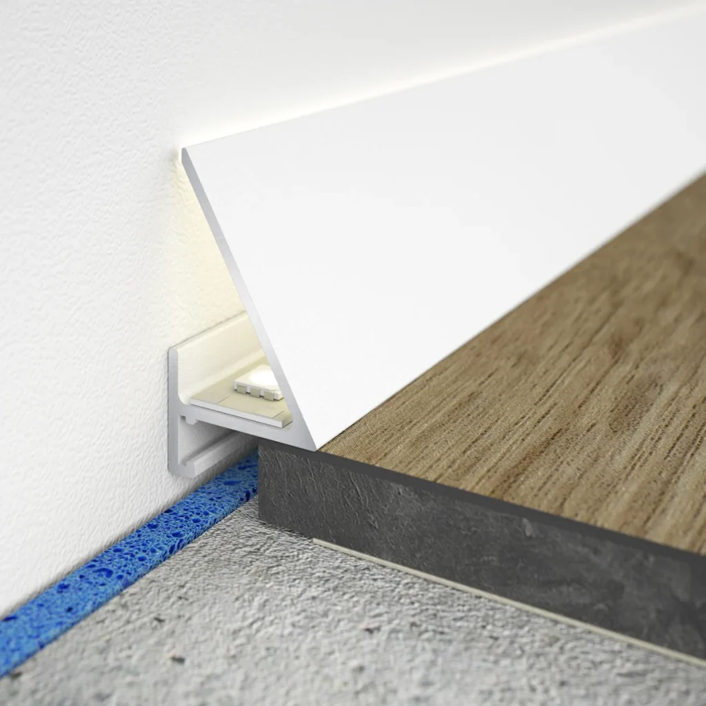 Abschlussprofil zum Clipsen SLED16X5-04